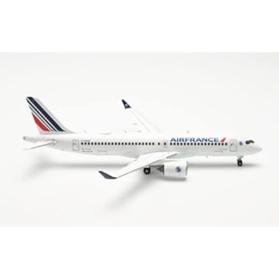 Herpa Modellflygplan Airbus A220-300 Air France – Saint-Tropez" skala 1:200 – modellflygplan flygplan, flygplansmodell för samlare, miniatyrdekoration, flygplan utan metallstativ Herpa Modellflygplan Airbus A220-300 Air France – Saint-Tropez" skala 1:200 – modellflygplan flygplan, flygplansmodell för samlare, miniatyrdekoration, flygplan utan metallstativ