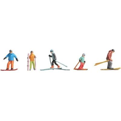 Faller 151650 - Skidåkare Figurer - Vintersport Faller 151650 - Skidåkare Figurer - Vintersport
