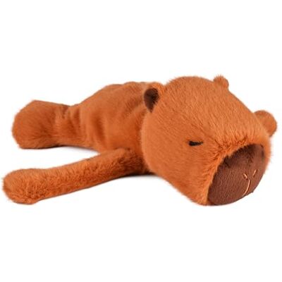 Histoire d'ours Slap Capybara PodColl armband 25 cm ultramjukt armband plysch att rulla upp lekfull uppvaknande leksak från 18 månader baby flicka pojke original presentidé HO3420 Histoire d'ours Slap Capybara PodColl armband 25 cm ultramjukt armband plysch att rulla upp lekfull uppvaknande leksak från 18 månader baby flicka pojke original presentidé HO3420
