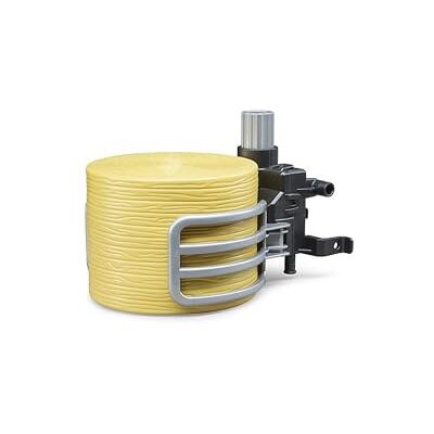 bruder Bale Grab and 1 Round Bale Frontlastare tillbehör för bondgård, jordbruk, kompatibel med traktorer, lastare, skala 1:16 bruder Bale Grab and 1 Round Bale Frontlastare tillbehör för bondgård, jordbruk, kompatibel med traktorer, lastare, skala 1:16