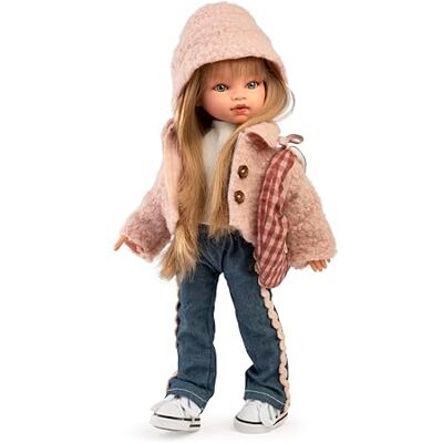 MUÑECAS ANTONIO JUAN S.L. Antonio Juan dockor Emily Cosmopolitan Fashion docka, 33 cm, vinylkropp, avslappnad urban stil rosa med tillbehör MUÑECAS ANTONIO JUAN S.L. Antonio Juan dockor Emily Cosmopolitan Fashion docka, 33 cm, vinylkropp, avslappnad urban stil rosa med tillbehör