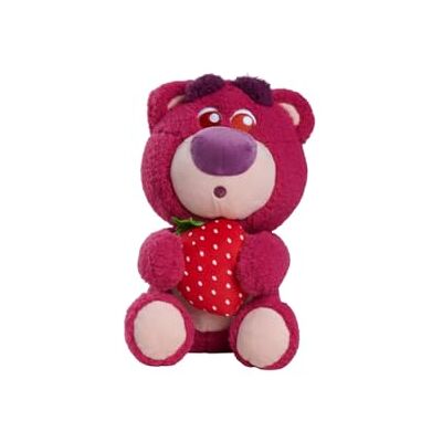 Simba Pixar Jordgubb Lotso med jordgubbsdoft 25 cm – plyschdjur, gosig mjuk plysch, presentidé för barn och fans, från 0 månader Simba Pixar Jordgubb Lotso med jordgubbsdoft 25 cm – plyschdjur, gosig mjuk plysch, presentidé för barn och fans, från 0 månader