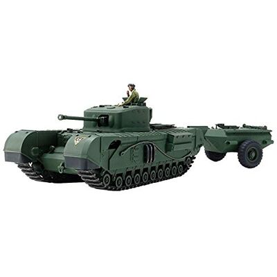 TAMIYA 32594 – 1:48 brittisk stridsvagn Churchill Mk.VII Crocodile, modelltillverkning, plastbyggsats, hantverk, hobby, limning, plastbyggsats TAMIYA 32594 – 1:48 brittisk stridsvagn Churchill Mk.VII Crocodile, modelltillverkning, plastbyggsats, hantverk, hobby, limning, plastbyggsats