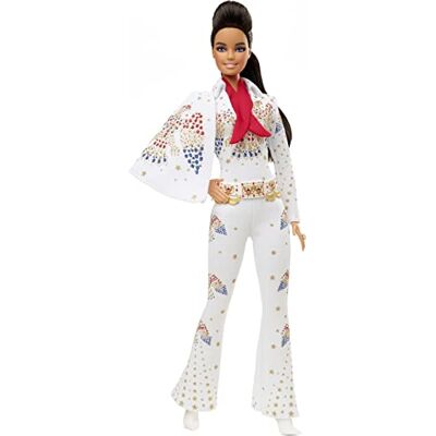 Barbie GTJ95 Signature Music Partnership Elvis Presley Doll, för samlare Barbie GTJ95 Signature Music Partnership Elvis Presley Doll, för samlare