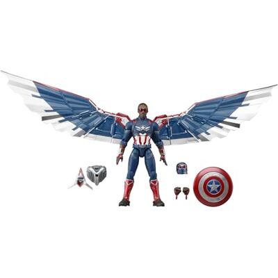 Marvel Legends Series Captain America, Captain America: Brave New World-actionfigur på 15 cm Marvel Legends Series Captain America, Captain America: Brave New World-actionfigur på 15 cm