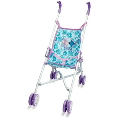 Smoby Fällbart Stitch-paraply för babydockor upp till 42 cm Lätt och praktiskt med metallram robust och tvättbart tyg (7600250115) Smoby Fällbart Stitch-paraply för babydockor upp till 42 cm Lätt och praktiskt med metallram robust och tvättbart tyg (7600250115)