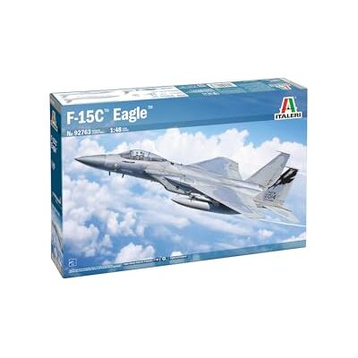 Italeri 92763 F-15C Eagle, skala 1:48, Plastmodellkit/plastmodell för montering Italeri 92763 F-15C Eagle, skala 1:48, Plastmodellkit/plastmodell för montering
