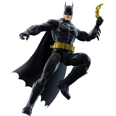 Mattel DC Premier Batman-actionfigur i Stealth Suit 16,5 cm Superhjälteleksak från serie 2 i svart dräkt, 22 leder, tygkappa, vapenställ och stridstillbehör, JNF56 Mattel DC Premier Batman-actionfigur i Stealth Suit 16,5 cm Superhjälteleksak från serie 2 i svart dräkt, 22 leder, tygkappa, vapenställ och stridstillbehör, JNF56
