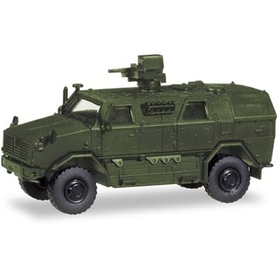 Herpa modellbil ATF Dingo mit FLW 100, undecorated, miniatyr i skala 1:87, samlarföremål, tillverkad i Tyskland, modell av plast Herpa modellbil ATF Dingo mit FLW 100, undecorated, miniatyr i skala 1:87, samlarföremål, tillverkad i Tyskland, modell av plast