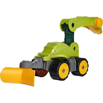 BIG 800055797 Power Worker Dino Grävmaskin Grävmaskin i Diplodocus Design med Vattensprutarfunktion från Dinosauriens Mun, Utfällbar Sandplog på Baksidan, Från 2 år, Tillverkad i Tyskland BIG 800055797 Power Worker Dino Grävmaskin Grävmaskin i Diplodocus Design med Vattensprutarfunktion från Dinosauriens Mun, Utfällbar Sandplog på Baksidan, Från 2 år, Tillverkad i Tyskland