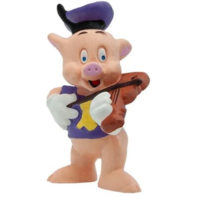 Bullyland 12491 – figur Fiedler från Walt Disney De tre små grisarna, ca 6,2 cm, detaljrik, perfekt som en liten gåva för barn från 3 år Bullyland 12491 – figur Fiedler från Walt Disney De tre små grisarna, ca 6,2 cm, detaljrik, perfekt som en liten gåva för barn från 3 år