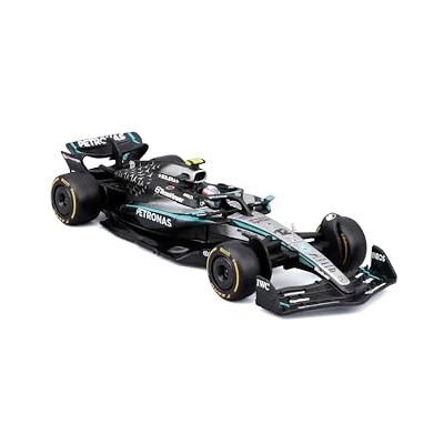 Bburago Mercedes-AMG W16 2025#12 Antonelli, diecast-bil i skala 1:43 med vitrin, detaljerad replika av F1 Mercedes, bas ingår, officiellt licensierad, rekommenderad ålder 14+ år Bburago Mercedes-AMG W16 2025#12 Antonelli, diecast-bil i skala 1:43 med vitrin, detaljerad replika av F1 Mercedes, bas ingår, officiellt licensierad, rekommenderad ålder 14+ år