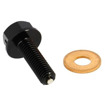 cyclingcolors 1 x oljeavtappningsplugg magnetisk med tätning oljebricka dräneringsmutter låsskruvar perfekt för moped skoter motorcykel bil fyrhjuling motor oljebadkar, M8 x 1,25 25 mm cyclingcolors 1 x oljeavtappningsplugg magnetisk med tätning oljebricka dräneringsmutter låsskruvar perfekt för moped skoter motorcykel bil fyrhjuling motor oljebadkar, M8 x 1,25 25 mm