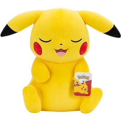 Pokémon 45cm Sleeping Plush Pikachu Yellow/Red Official Pokemon stuffed toy for children 2+ years3 Pokémon 45cm Sleeping Plush Pikachu Yellow/Red Official Pokemon stuffed toy for children 2+ years3
