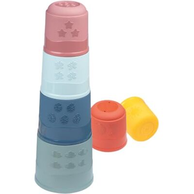 Smoby Little Magic Tower Muggtorn form- och färgigenkänning staplingssats finmotorik från 12 månader fransk tillverkning Smoby Little Magic Tower Muggtorn form- och färgigenkänning staplingssats finmotorik från 12 månader fransk tillverkning