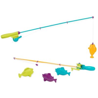 Battat – Magnetiskt fiskespel – fiskeleksak för utomhus- och badkar med 2 magnetiskt fiske och 4 fiske för barn från 3 år (6 delar) Battat – Magnetiskt fiskespel – fiskeleksak för utomhus- och badkar med 2 magnetiskt fiske och 4 fiske för barn från 3 år (6 delar)