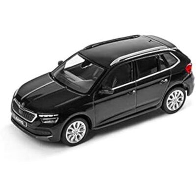 Skoda 658099300F9R Kamiq modell bil 1:43 svart magisk tillbehör miniatyr Skoda 658099300F9R Kamiq modell bil 1:43 svart magisk tillbehör miniatyr