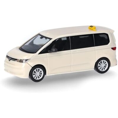 Herpa modellbil VW Multivan "Taxi", miniatyr i skala 1:87, samlarobjekt, Made in Germany, modell i plast Herpa modellbil VW Multivan "Taxi", miniatyr i skala 1:87, samlarobjekt, Made in Germany, modell i plast
