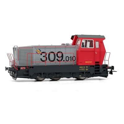 Electrotren HE2014 RENFE, 309 manövrerande lokomotiv, rödgrå dekoration, EP. V Crazy Diesel, färg Electrotren HE2014 RENFE, 309 manövrerande lokomotiv, rödgrå dekoration, EP. V Crazy Diesel, färg