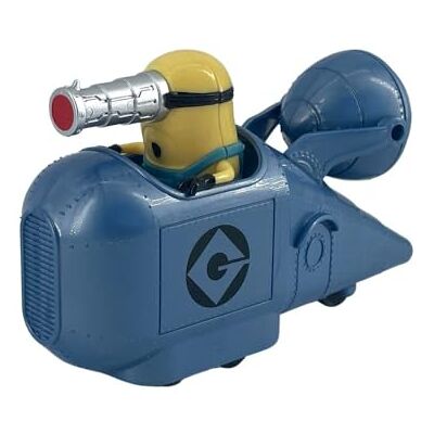 BANDAI MINIONS AR07164 fordon Tjuv Friktionsbil Multifärg Leksak, Leksaker och Gåvor för Barn och Familj, Garanterade Travsker BANDAI MINIONS AR07164 fordon Tjuv Friktionsbil Multifärg Leksak, Leksaker och Gåvor för Barn och Familj, Garanterade Travsker