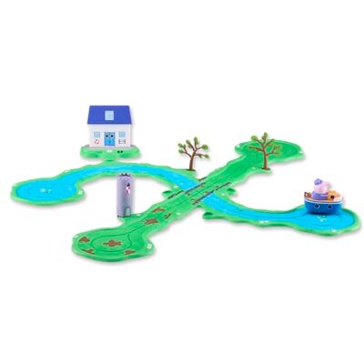 Peppa Pig Whizz Around Bobbing Along Boat Trip, Motorised Vehicles, Track Toys, Pre-school Toys Peppa Pig Whizz Around Bobbing Along Boat Trip, Motorised Vehicles, Track Toys, Pre-school Toys