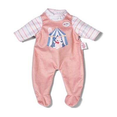 Baby Born sparkdräkt – dockdräkt med långa ärmar och cirkusmotiv – högkvalitativa dockkläder – docktillbehör för dockor i storlek 36 cm Baby Born sparkdräkt – dockdräkt med långa ärmar och cirkusmotiv – högkvalitativa dockkläder – docktillbehör för dockor i storlek 36 cm