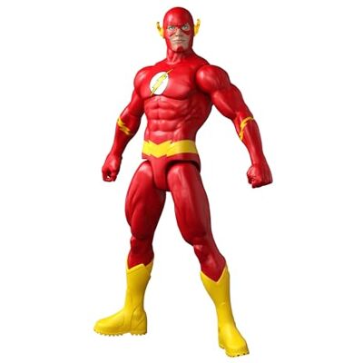 Mattel DC The Flash-actionfigur på 30,5 cm, klassisk dräkt i rött och gult, detaljerad design och 7 rörliga leder, JMD70 Mattel DC The Flash-actionfigur på 30,5 cm, klassisk dräkt i rött och gult, detaljerad design och 7 rörliga leder, JMD70