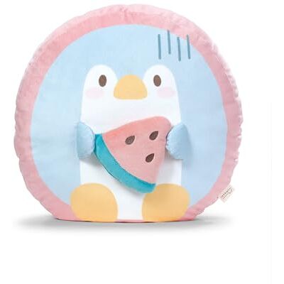 NICI mymochi 62392 Gosedjur i form av pingvinen Waddle med vattenmelon på 35 x 33 x 12 cm, snyggt mjukisdjur att gosa med eller som tillbehör, fantastisk present för barn och vuxna, blå NICI mymochi 62392 Gosedjur i form av pingvinen Waddle med vattenmelon på 35 x 33 x 12 cm, snyggt mjukisdjur att gosa med eller som tillbehör, fantastisk present för barn och vuxna, blå