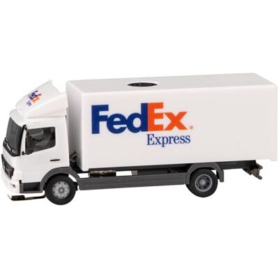 Faller 161315 – Bilsystem Digital lastbil MB Atego FedEx (HERPA) – Spår: H0 – Fordon för modelljärnvägar – skala: 1:87 Faller 161315 – Bilsystem Digital lastbil MB Atego FedEx (HERPA) – Spår: H0 – Fordon för modelljärnvägar – skala: 1:87