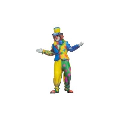 NOCH H0 figur clown, handfärgad plastfigur 1:87 för levande scener i H0 modellbygge och dioramer NOCH H0 figur clown, handfärgad plastfigur 1:87 för levande scener i H0 modellbygge och dioramer