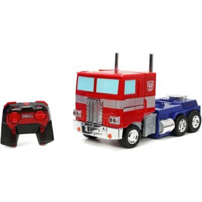 Jada Toys Radiostyrd Transformers Optimus Prime Autobot Från 8 År, Förvandlas Till Robot Jada Toys Radiostyrd Transformers Optimus Prime Autobot Från 8 År, Förvandlas Till Robot