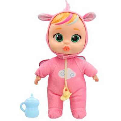 IMC TOYS CRY BABIES Cry Babies REAL LOVE HANNAH babydockor som öppnar och stänger ögonen, med ljusa tårar och 2 medföljande tillbehör för flickor från 3 år IMC TOYS CRY BABIES Cry Babies REAL LOVE HANNAH babydockor som öppnar och stänger ögonen, med ljusa tårar och 2 medföljande tillbehör för flickor från 3 år