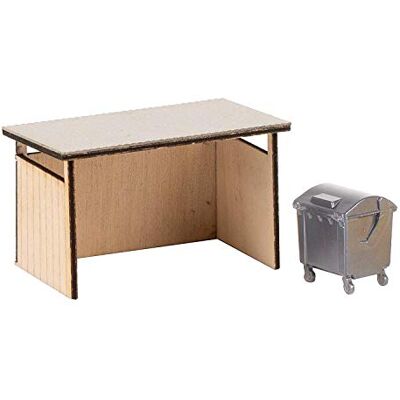 Faller Högre – soptunna med räddad materialbehållare – FA180300 Faller Högre – soptunna med räddad materialbehållare – FA180300