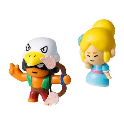 Bizak Brawl Stars Pack 2 figurer på 6 cm i låda, Bo och Piper karaktärer (64112015-4) Bizak Brawl Stars Pack 2 figurer på 6 cm i låda, Bo och Piper karaktärer (64112015-4)