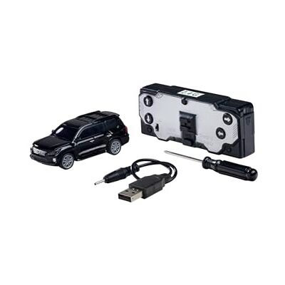 Carson 1:60 Nano Racer Lexus LX570 svart – Fjärrstyrd bil, RC-fordon, leksak för barn, fjärrstyrd, RC-bil, 2,4 GHz fjärrkontroll Carson 1:60 Nano Racer Lexus LX570 svart – Fjärrstyrd bil, RC-fordon, leksak för barn, fjärrstyrd, RC-bil, 2,4 GHz fjärrkontroll