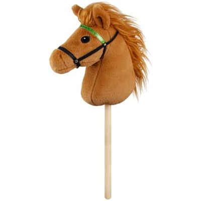 Lena Käpphäst Hobby Horsing rödbrun – ridleksak från 3 år 70 cm stor käpphäst med rödbrun mane, lys med gnistrande dekorativa stenar och hängen, för inomhus och utomhus Lena Käpphäst Hobby Horsing rödbrun – ridleksak från 3 år 70 cm stor käpphäst med rödbrun mane, lys med gnistrande dekorativa stenar och hängen, för inomhus och utomhus