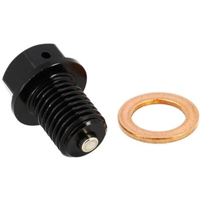 cyclingcolors 1 x oljeavtappningsplugg magnetisk med tätning oljebricka dräneringsmutter låsskruvar perfekt för moped skoter motorcykel bil fyrhjuling motor oljebadkar, M12 x 1,50 15 mm cyclingcolors 1 x oljeavtappningsplugg magnetisk med tätning oljebricka dräneringsmutter låsskruvar perfekt för moped skoter motorcykel bil fyrhjuling motor oljebadkar, M12 x 1,50 15 mm
