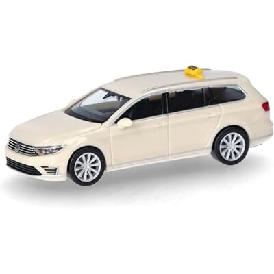 Herpa Modellbil VW Passat Variant GTE "Taxi" – samlarobjekt – miniatyrskala 1:87 – tillverkad i Tyskland – plastmodell Herpa Modellbil VW Passat Variant GTE "Taxi" – samlarobjekt – miniatyrskala 1:87 – tillverkad i Tyskland – plastmodell