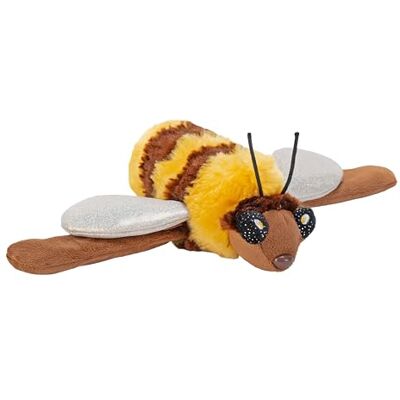 WILD REPUBLIC Huggers Bee, plyschleksak, 20 cm, fylld med återvunna vattenflaskor WILD REPUBLIC Huggers Bee, plyschleksak, 20 cm, fylld med återvunna vattenflaskor
