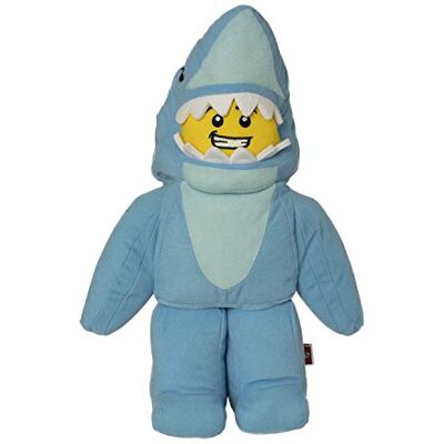 Manhattan Toy 335490 Shark Suit Guy Lego ikonisk plysch minifigur karaktär, flerfärgad, 35,56 cm Manhattan Toy 335490 Shark Suit Guy Lego ikonisk plysch minifigur karaktär, flerfärgad, 35,56 cm
