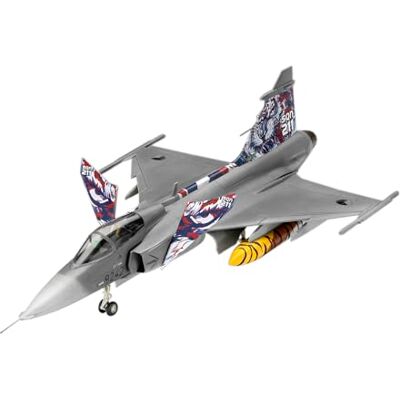 Revell 03776 Saab JAS-39C Gripen skala 1:72 – obyggd/omålad plastmodellsats Revell 03776 Saab JAS-39C Gripen skala 1:72 – obyggd/omålad plastmodellsats