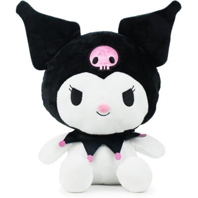 Hello Kitty Kuromi Plush, 30 cm mjuk leksak, söt kuromi karaktär docka, officiellt licensierad sanrio-varor, för fans, samlare och barn, lämplig för åldrar 4 Hello Kitty Kuromi Plush, 30 cm mjuk leksak, söt kuromi karaktär docka, officiellt licensierad sanrio-varor, för fans, samlare och barn, lämplig för åldrar 4