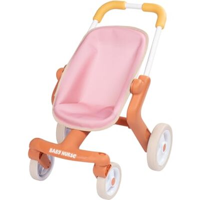 Smoby Baby Nurse Pop barnvagn för dockor upp till 42 cm Ergnonomiskt handtag flerriktade hjul Från 18 månader spansk tillverkning Smoby Baby Nurse Pop barnvagn för dockor upp till 42 cm Ergnonomiskt handtag flerriktade hjul Från 18 månader spansk tillverkning
