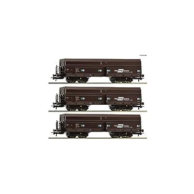 Roco 77019 H0 uppsättning av 3 självurladdningsvagn ÖBB Roco 77019 H0 uppsättning av 3 självurladdningsvagn ÖBB