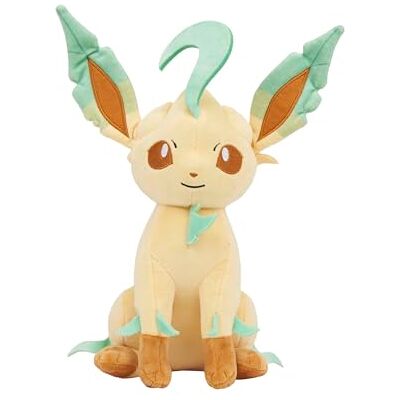 Pokémon Plush 20 cm PKW4578 Leafeon Yellow/Green Official Pokemon stuffed collectible toy for children 2+ Pokémon Plush 20 cm PKW4578 Leafeon Yellow/Green Official Pokemon stuffed collectible toy for children 2+
