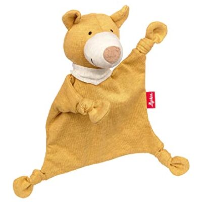 Sigikid 39839 mini snuffelduk björn, gul för flickor och pojkar från 0 till 36 månader Sigikid 39839 mini snuffelduk björn, gul för flickor och pojkar från 0 till 36 månader