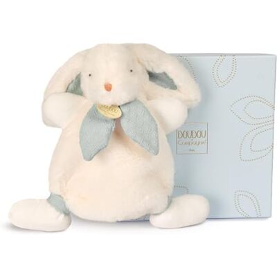 Doudou et Compagnie Candy Rabbit blå grå gosedjur Doudou et Compagnie Candy Rabbit blå grå gosedjur