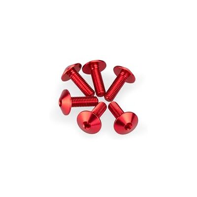 Puig 21763R anodiserad kupol hårdvarusats, röd Puig 21763R anodiserad kupol hårdvarusats, röd