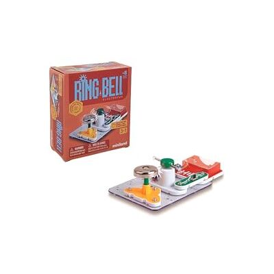 Miniland Electrofun: Ring a Bell Stam-spel för att bygga en riktig elektrisk dörrklocka, upptäcka kretsar och stimulera vetenskaplig nyfikenhet, från 8 år Miniland Electrofun: Ring a Bell Stam-spel för att bygga en riktig elektrisk dörrklocka, upptäcka kretsar och stimulera vetenskaplig nyfikenhet, från 8 år