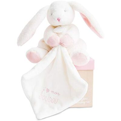 Doudou et Compagnie Dc2914 J'Aime Mon Doudou – docka med filt – kanin, rosa Doudou et Compagnie Dc2914 J'Aime Mon Doudou – docka med filt – kanin, rosa